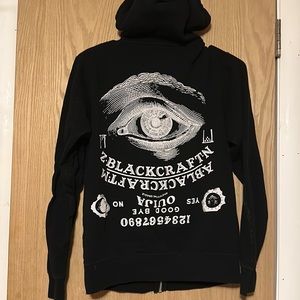 Blackcraft xs unisex zip up hoodie
